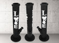 Love Adventurer - Black unbreakable silicone bong with mural inspired love design