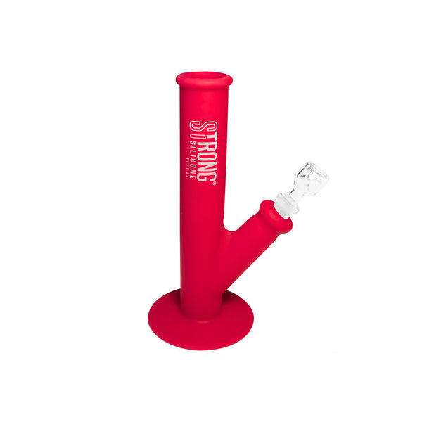 Red Scout - Unbreakable & compact silicone bong in crimson red