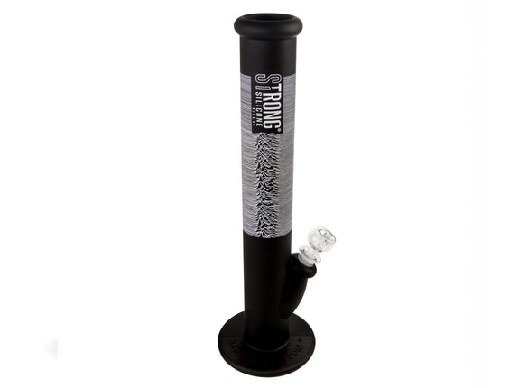 Joy Division Inspired Pulsar Adventurer™ -  Lightweight silicone bong in black & white